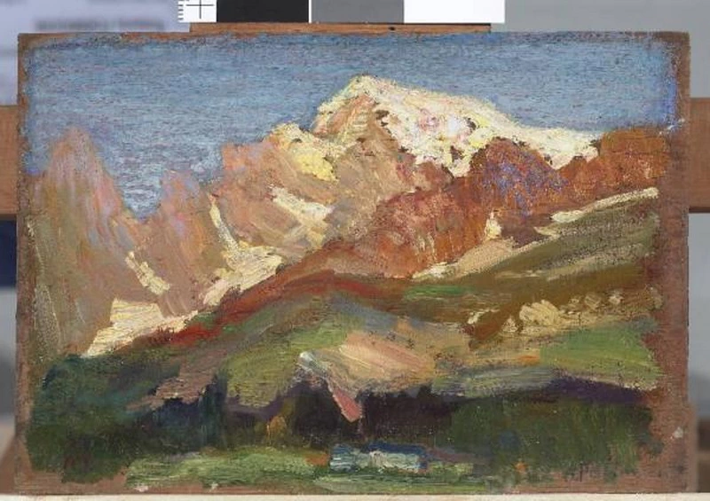  138-Monte Bianco da Plan Pencieux-Sistema Museale Montichiari Musei. Civica Pinacoteca Antonio e Laura Pasinetti 